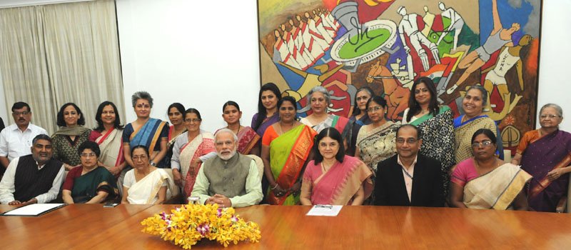 The Prime Minister, Shri Narendra Modi with the award winners of “Nari Shakti Puraskar – 2015”, in New Delhi