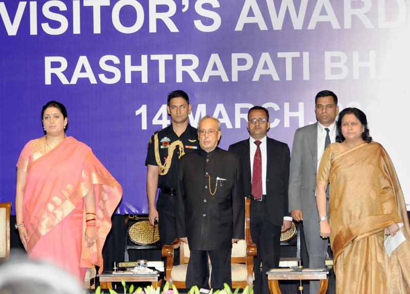 The President, Shri Pranab Mukherjee at the presentation ceremony of the ..
