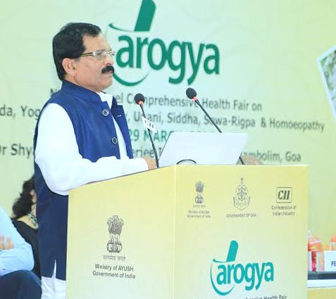 The Minister of State for AYUSH (Independent Charge) and Health & Family Welfare, ..