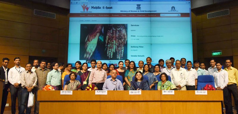 The Union Minister for Women and Child Development, Smt. Maneka Sanjay Gandhi..