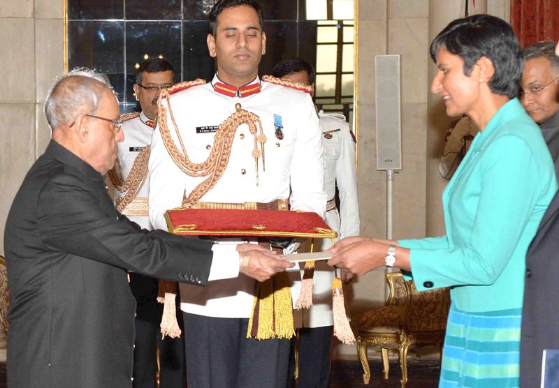 The High Commissioner-designate of Australia, Ms. Harinder Kaur Sidhu presenting ..