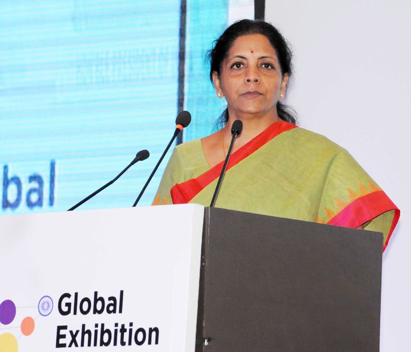 The Minister of State for Commerce & Industry (Independent Charge), Smt. Nirmala Sitharaman ..