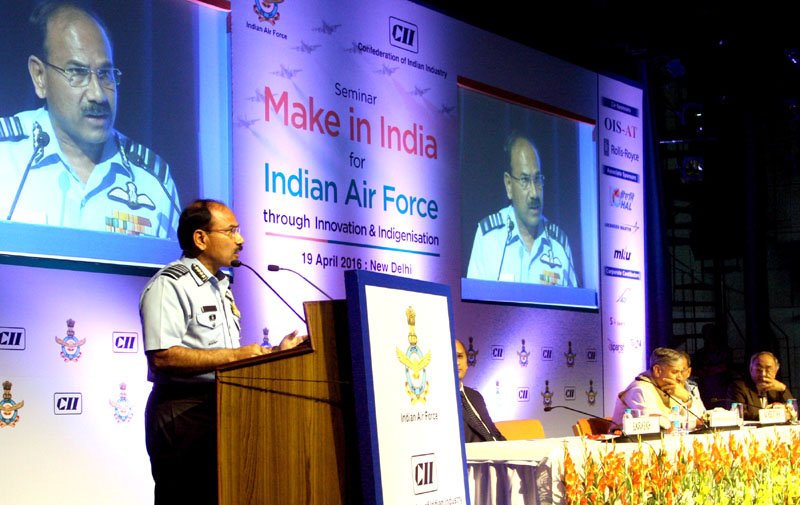 The Chief of the Air Staff, Air Chief Marshal Arup Raha addressing the gathering at ..