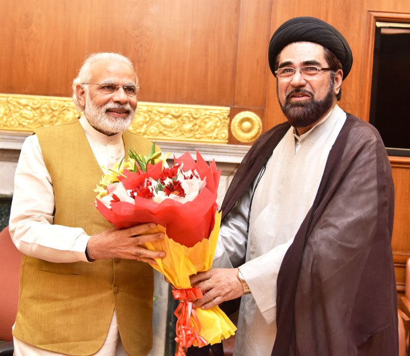 Maulana Kalbe Jawwad, Shia Cleric, part of eminent Muslim citizens delegation..