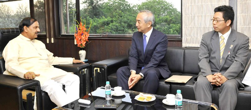 The Ambassador of Japan to India, Mr. Kenji Hiramatsu meeting the Minister of State ..