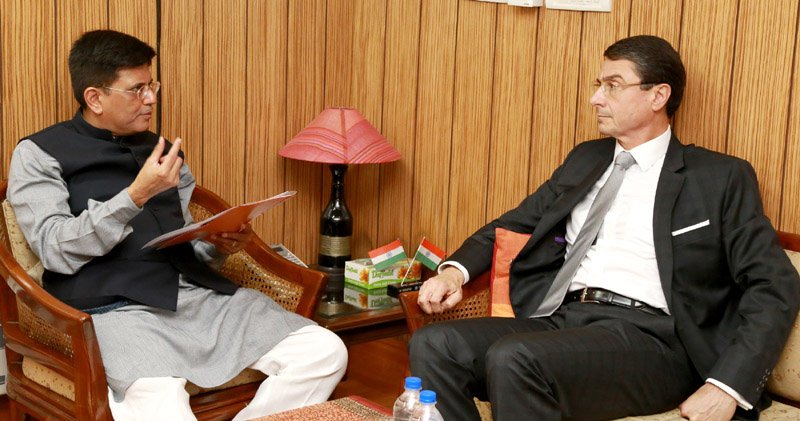 The German Ambassador to India, Dr. Martin Ney meeting the Minister of State ..