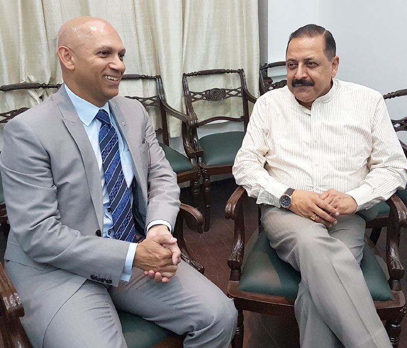 The High Commissioner for Canada to India, Mr. Nadir Patel calling on the..