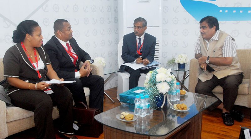 The Union Minister for Road Transport & Highways and Shipping, Shri Nitin Gadkari meeting..