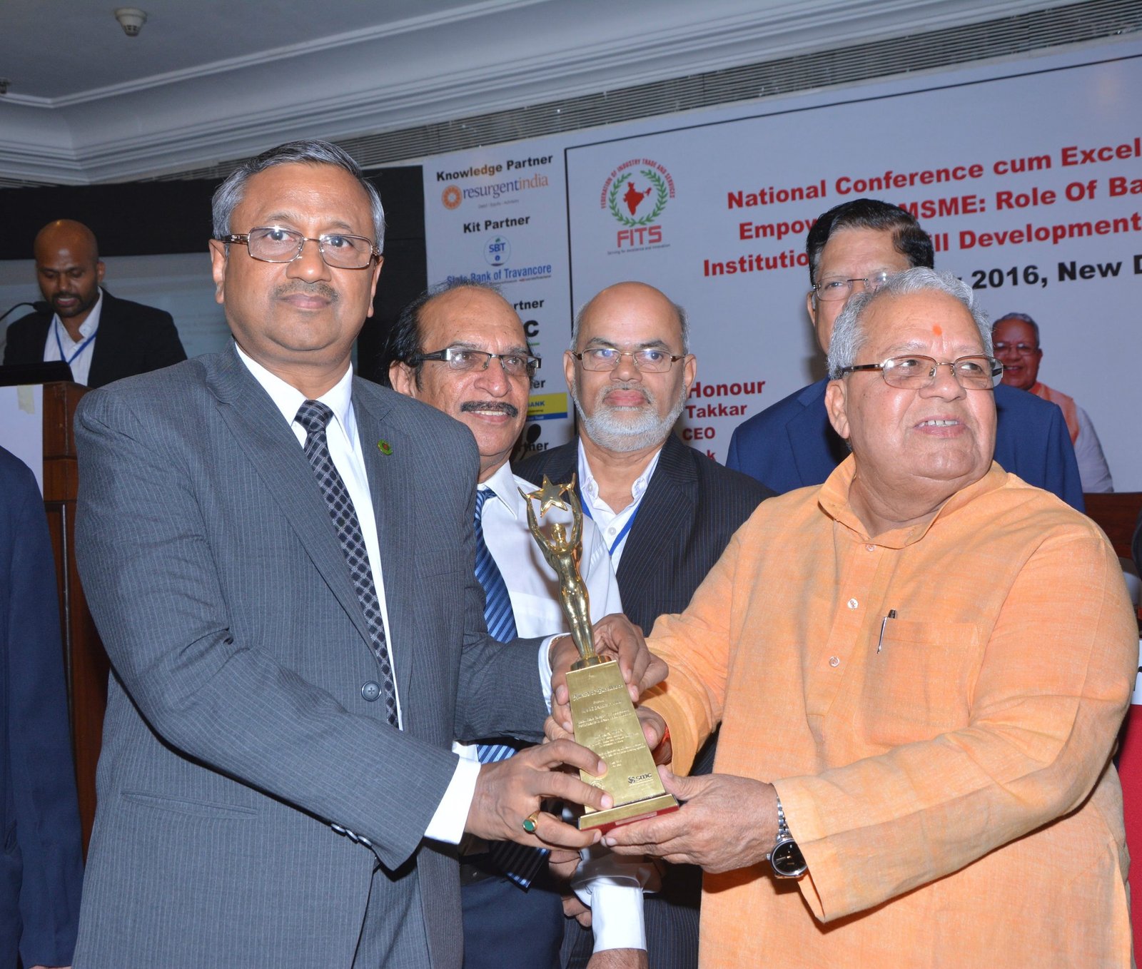 Punjab & Sind Bank wins Award of Excellence for outstanding performance in MSME funding.