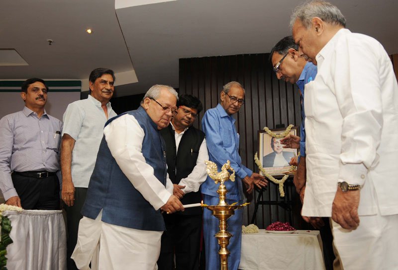 The Union Minister for Micro, Small and Medium Enterprises, Shri Kalraj Mishra lighting the..