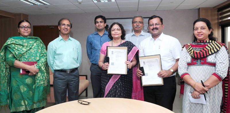 The ADG, Publication Division, Dr. Sadhana Rout and the Managing Director, BECIL, ..