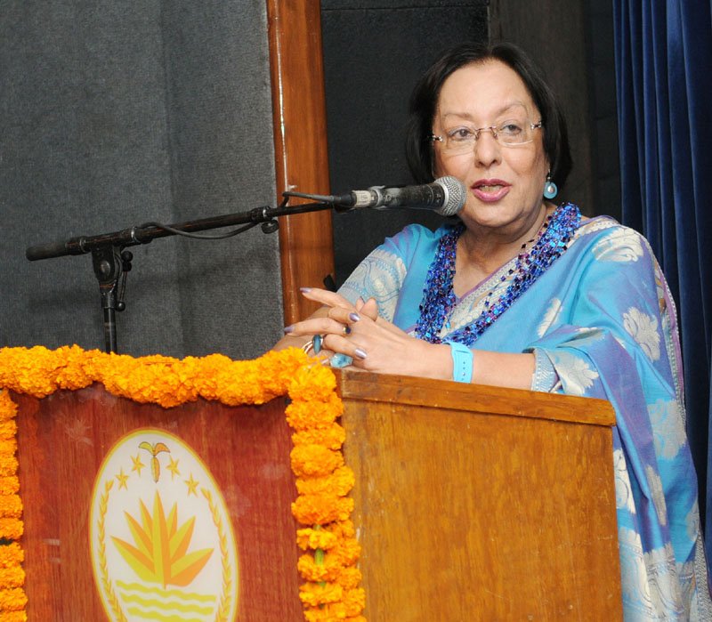The Union Minister for Minority Affairs, Dr. Najma A. Heptulla addressing at the..