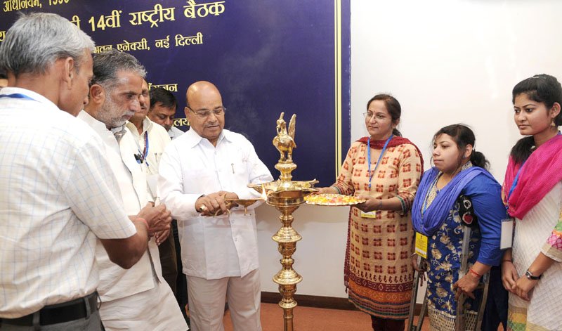 The Union Minister for Social Justice and Empowerment, Shri Thaawar Chand Gehlot ..