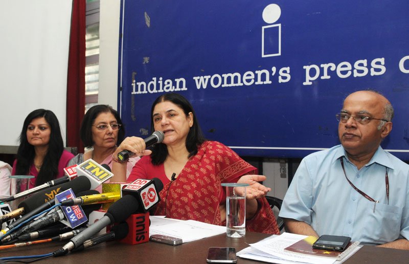 The Union Minister for Women and Child Development, Smt. Maneka Sanjay Gandhi ..