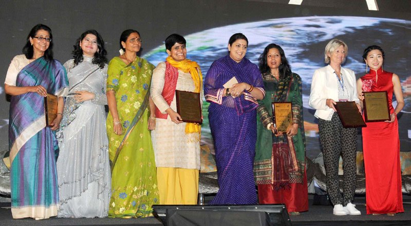 The Union Minister for Human Resource Development, Smt. Smriti Irani gave away..