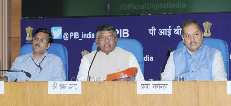 The Union Minister for Communications & Information Technology, Shri Ravi Shankar Prasad ..