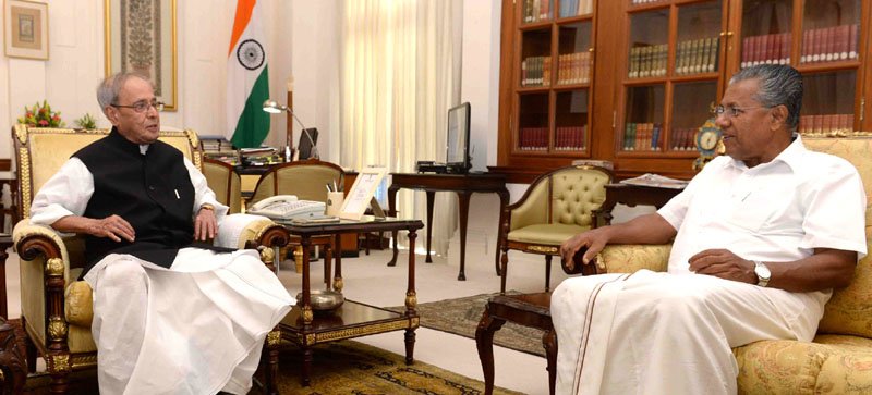 The Chief Minister of Kerala, Shri Pinarayi Vijayan calling on the President, ..