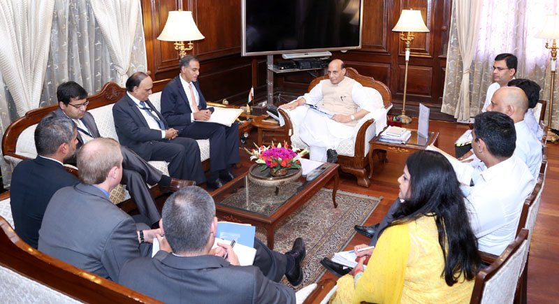 A delegation led by the US Ambassador to India, Mr. Richard R. Verma calling on..