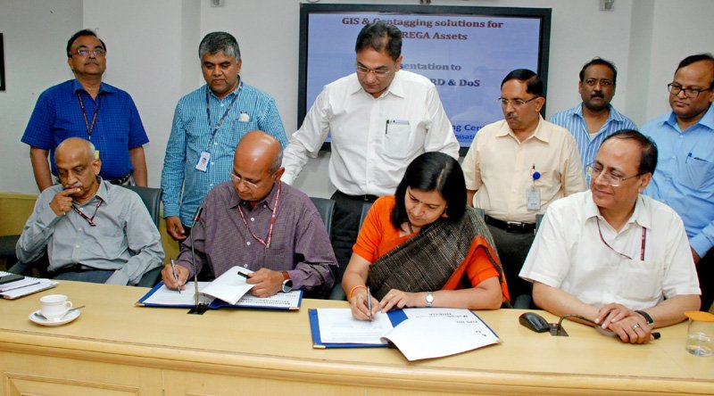 The Secretary, Rural Development, Shri J.S. Mathur and the Secretary, Department..