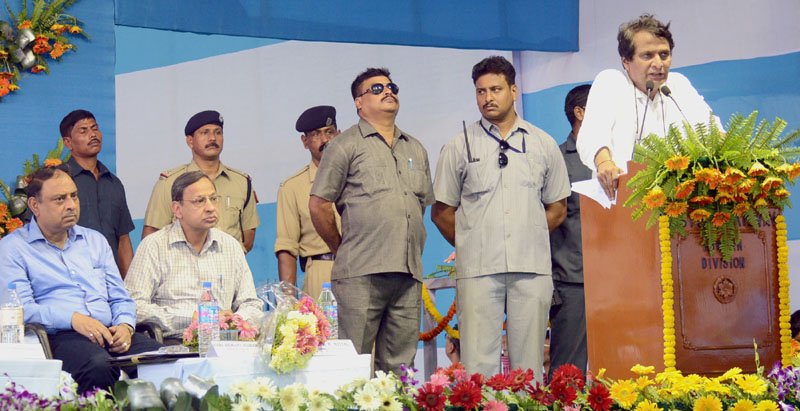 The Union Minister for Railways, Shri Suresh Prabhakar Prabhu addressing at the ..