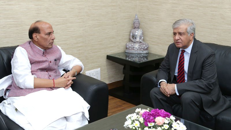 The Governor of Uttarakhand, Dr. K.K. Paul calling on the Union Home Minister, ..