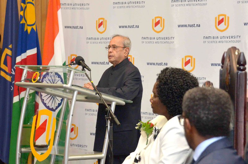 The President, Shri Pranab Mukherjee addressing the academic community of ..