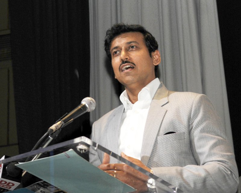 The Minister of State for Information & Broadcasting, Col. Rajyavardhan Singh ..