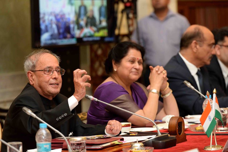 The President, Shri Pranab Mukherjee addressing at the inauguration of the Smart Model Village Pilot ..