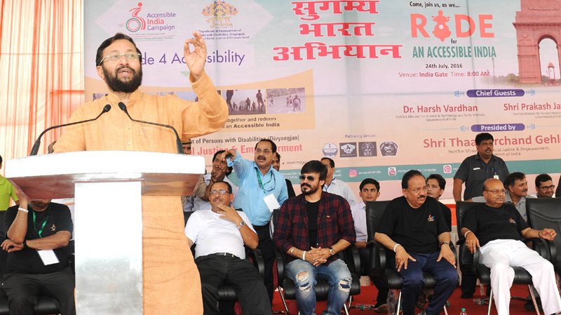 The Union Minister for Human Resource Development, Shri Prakash Javadekar addressing at..