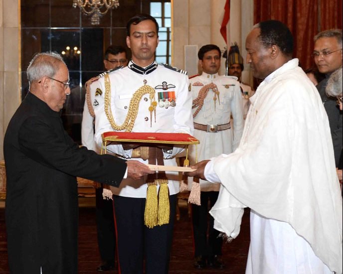 The Ambassador-Designate of the Federal Democratic Republic of Ethiopia, Mr. Asfaw Dingamo Kame ..