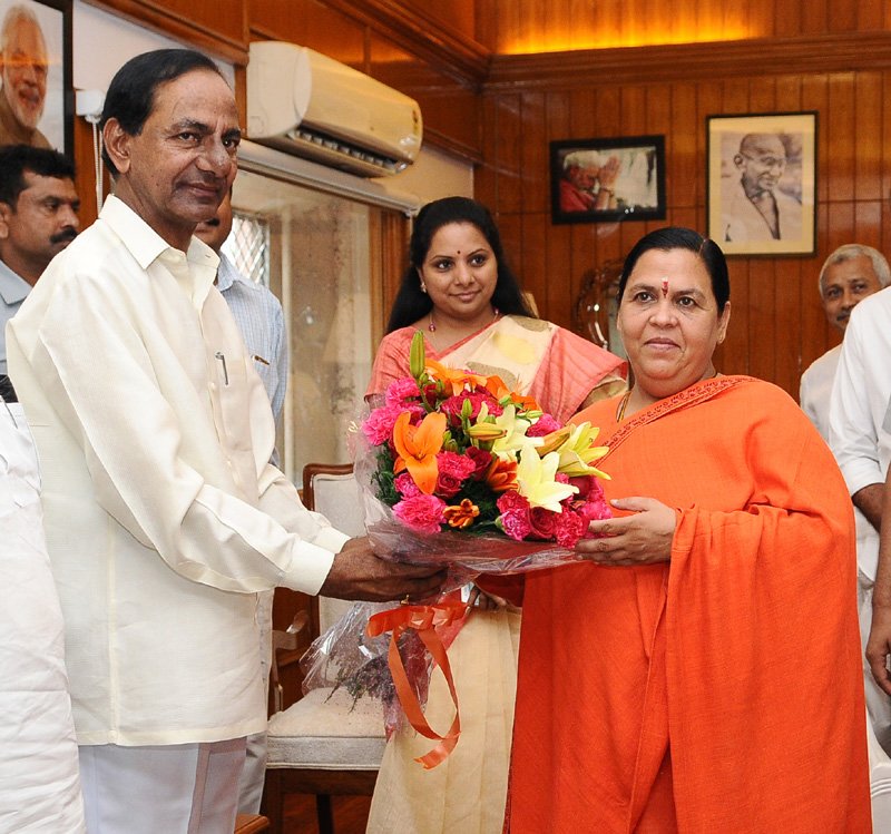 The Chief Minister of Telangana, Shri K. Chandrasekhar Rao calling on the Union..