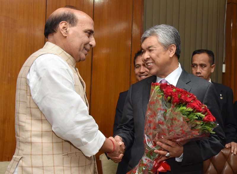 The Deputy Prime Minister of Malaysia, Shri Dato Seri Ahmad Zahid Hamidi meeting ..
