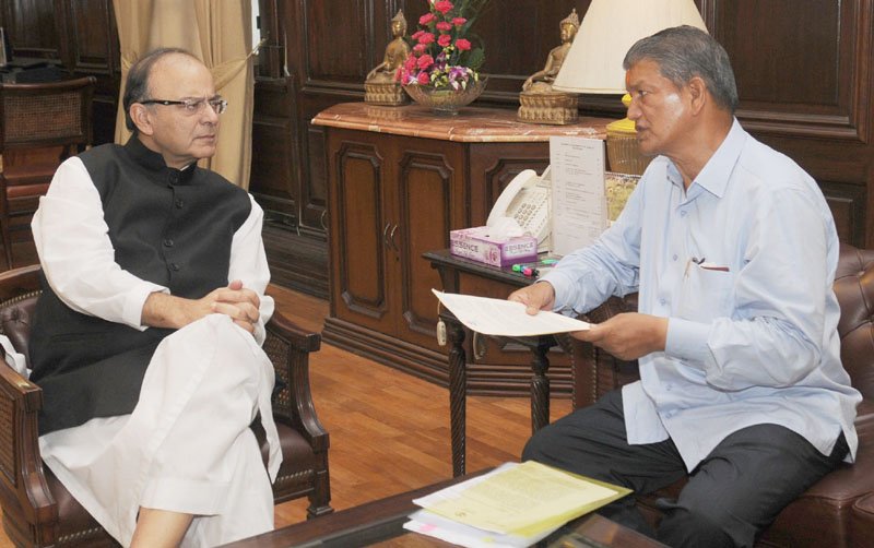 The Chief Minister of Uttarakhand, Shri Harish Rawat meeting the Union Minister for ..