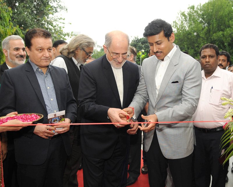 The Minister of State for Information & Broadcasting, Col. Rajyavardhan Singh Rathore inaugurating the Iranian Film Festival, in New Delhi