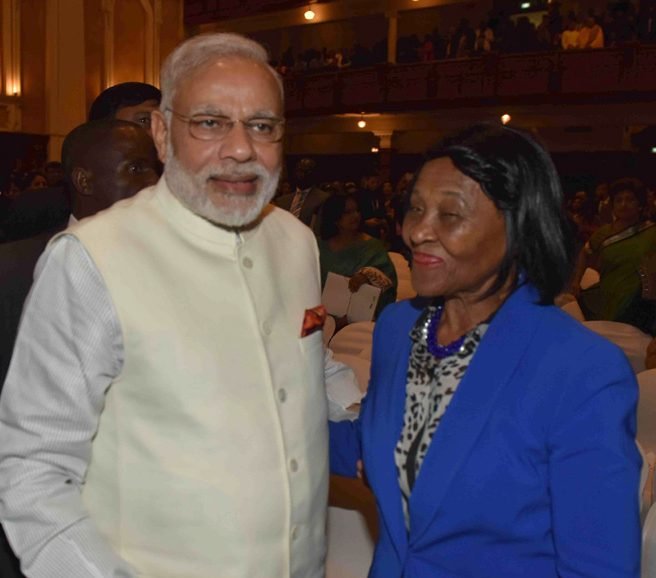 The Prime Minister, Shri Narendra Modi at a Special reception hosted in his Honour by the Mayor of Durban, in South Africa