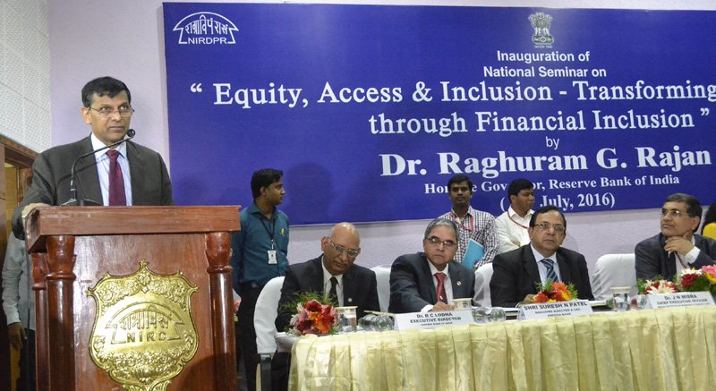 The Governor of Reserve Bank of India, Dr. Raghuram G. Rajan addressing at ..