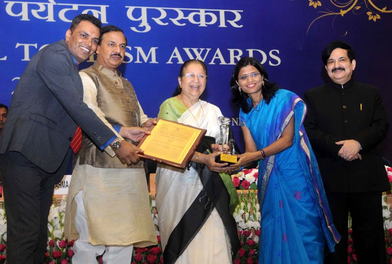 The Speaker, Lok Sabha, Smt. Sumitra Mahajan presented the National Tourism Awards..