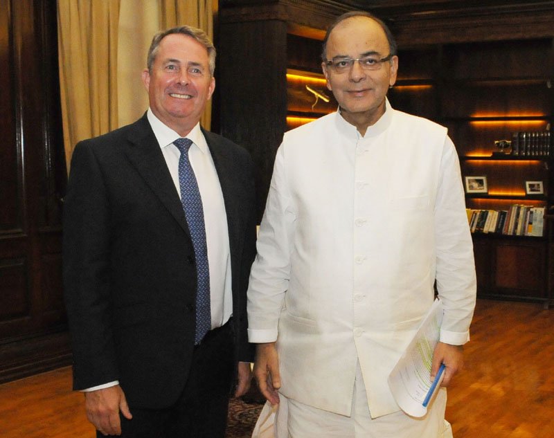 The MP, UK, Secretary for State for International Trade, Dr. Liam Fox meeting ..