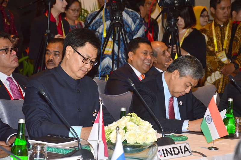 The Minister of State for Home Affairs, Shri Kiren Rijiju participating in ..