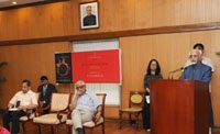 The Vice President, Shri M. Hamid Ansari addressing the…