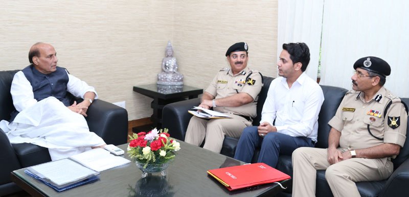Shri Nabeel Ahmad Wani, a young man from Udhampur in J&K, who topped the BSF..