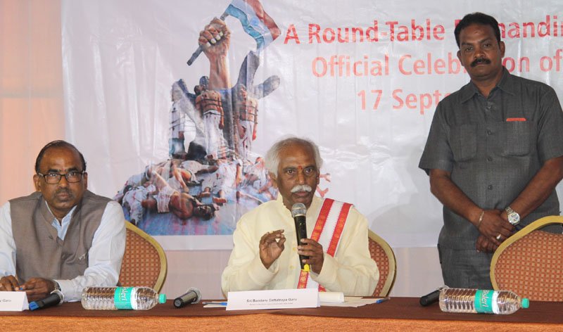 The Minister of State for Labour and Employment (Independent Charge), Shri Bandaru Dattatreya..