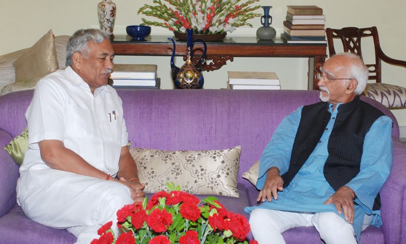 The Speaker of Delhi Legislative Assembly, Shri Ram Niwas Goel calling on..