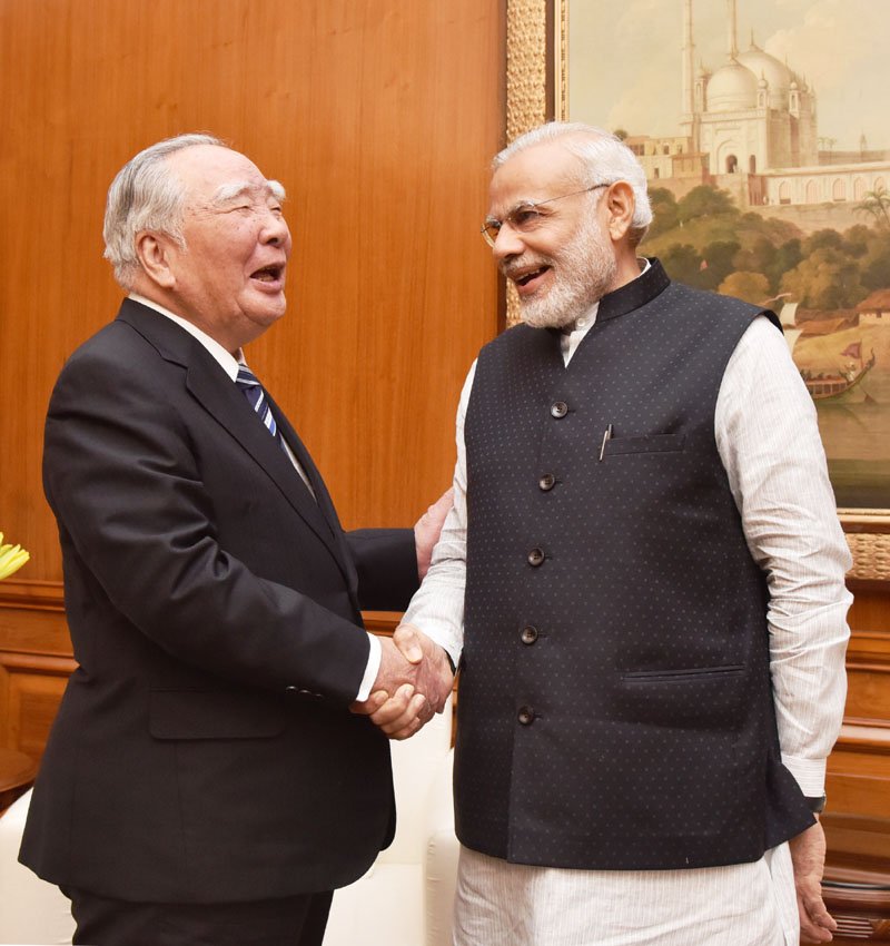 The Chairman Suzuki Motors, Mr. O. Suzuki calling on the Prime Minister…
