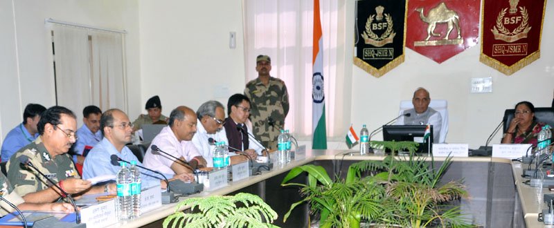 The Union Home Minister, Shri Rajnath Singh chairing a meeting with..