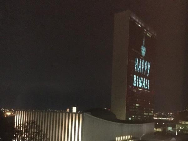 FIRST TIME UNITED NATIONS COMMEMORATES DIWALI, HEADQUARTERS ..