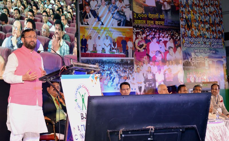 The Union Minister for Human Resource Development, Shri Prakash Javadekar..