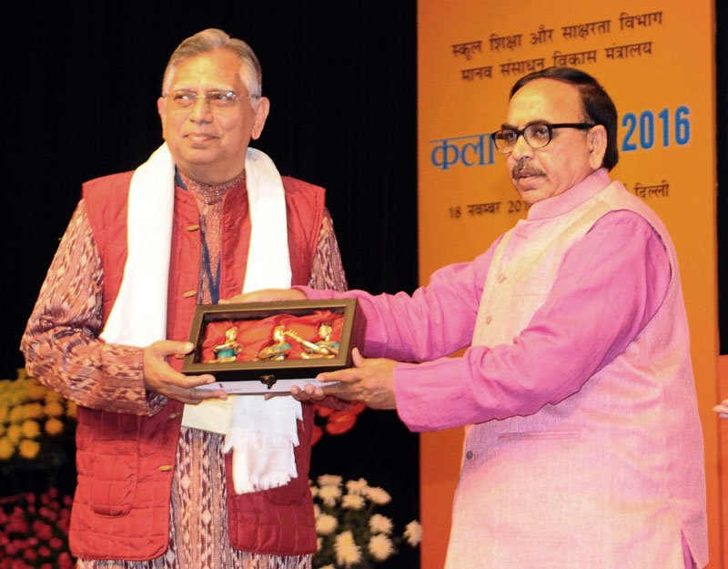 The Minister of State for Human Resource Development, Dr. Mahendra Nath Pandey..