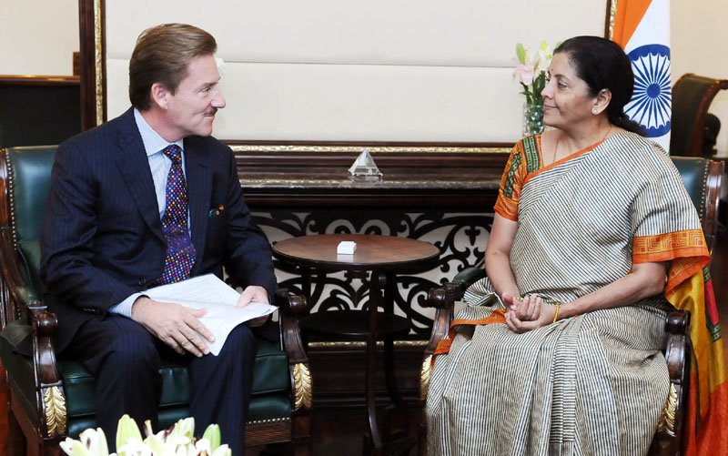 The Ambassador of Switzerland to India, Mr. Andreas Baum meeting..