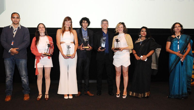 The Director, Julieta Ledesma and cast and crew of the film ‘Son of War/..